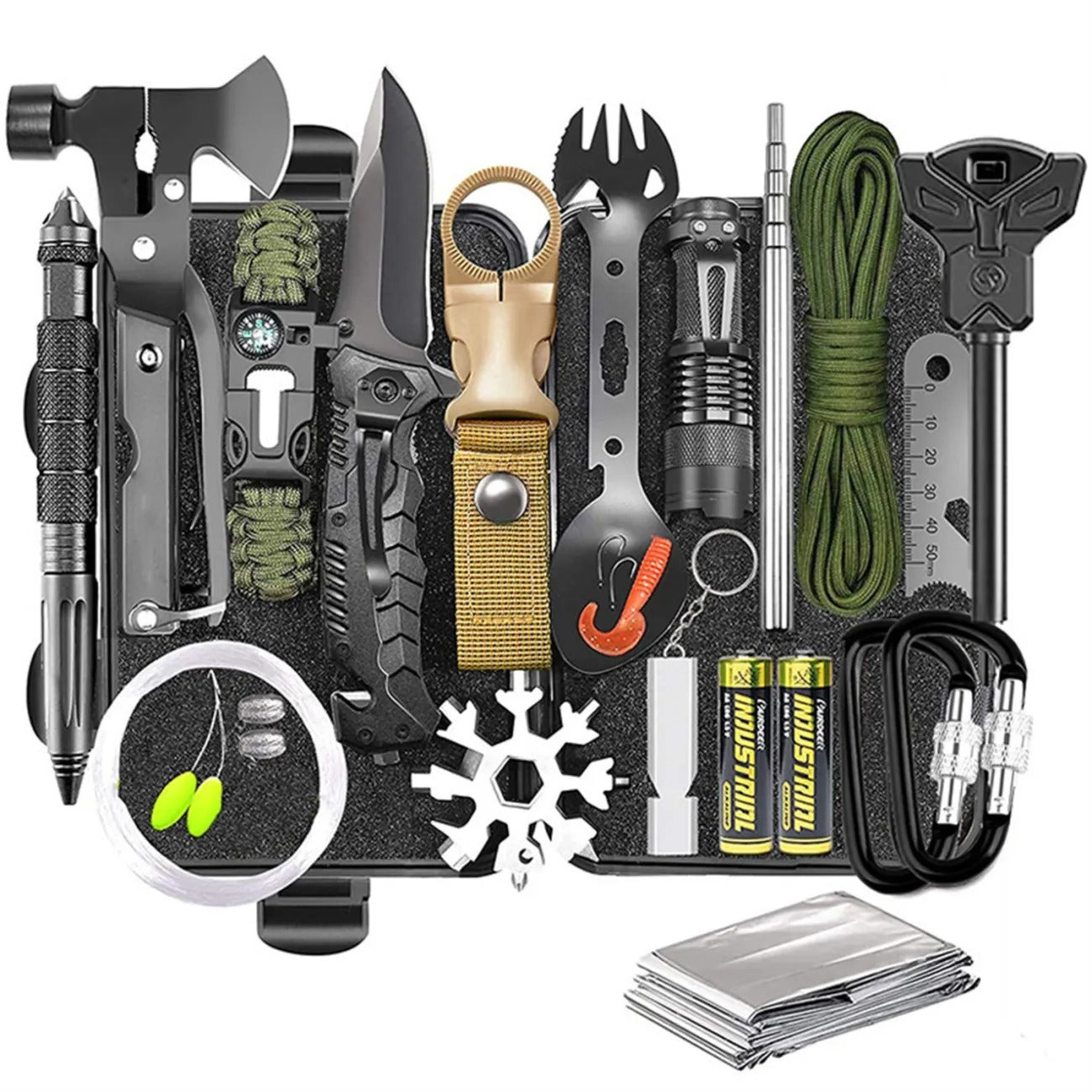 Ultimate Outdoor Survival Kit – Essential Wilderness Emergency Tool Set
